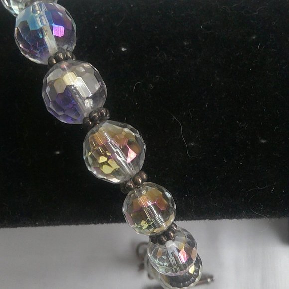 AB crystal necklace. - Picture 6 of 7